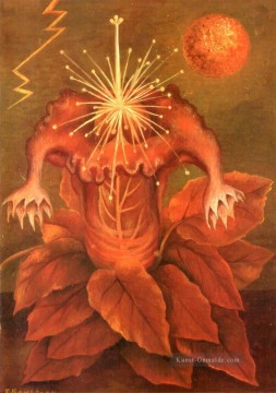 Blume des Lebens Flame Flower Feminismus Frida Kahlo Ölgemälde